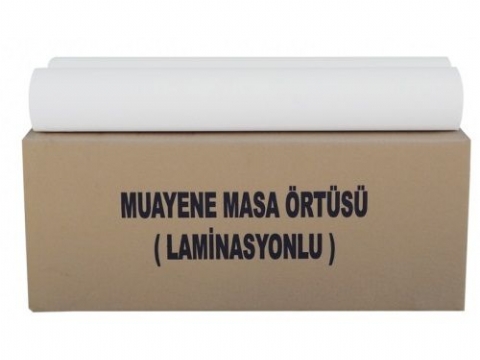 Laminasyonlu muayene masa örtüsü