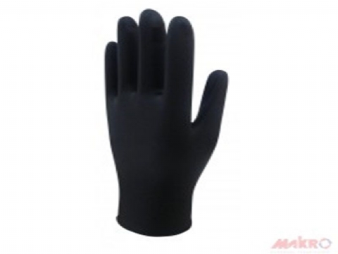 Beybi nitril muayene eldiveni siyah