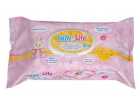 BABY LİFE ISLAK HAVLU 80 Lİ-KAPAKLI