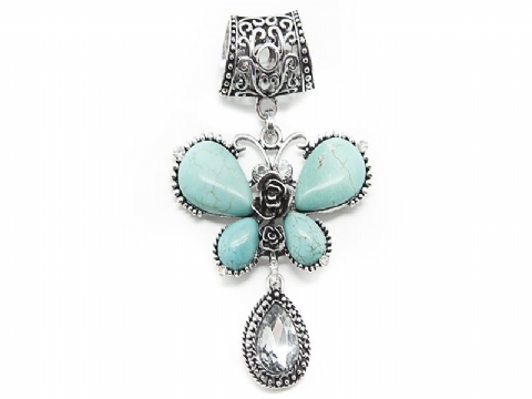 MODULER TAKI Kelebekli Broş