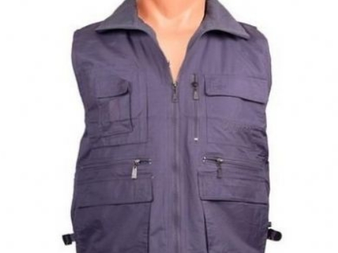 İÇİ POLARLI POLYESTER YELEK GRİ