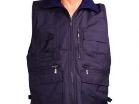 İÇİ POLARLI POLYESTER YELEK LACİVERT