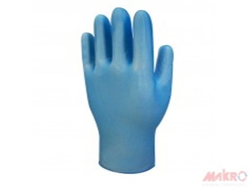 Beybi vinil muayene eldiveni mavi